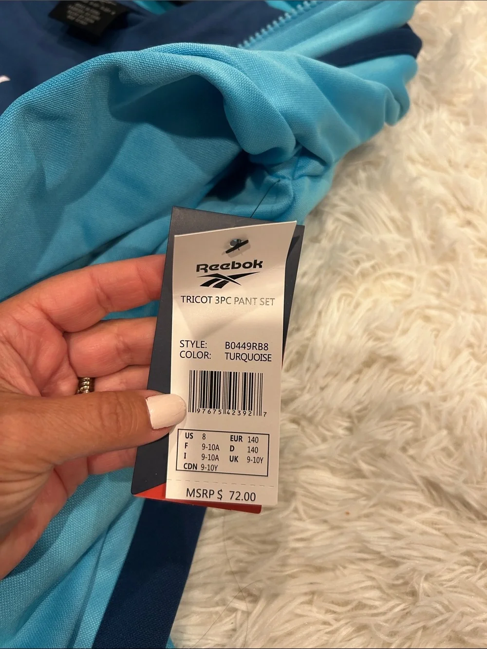 Reebok kids tracksuit